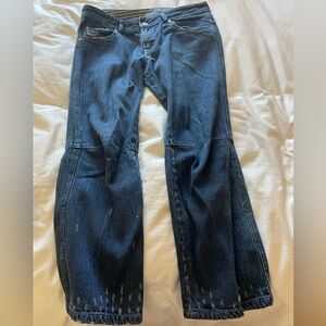 Diesel cropped straight leg jeans